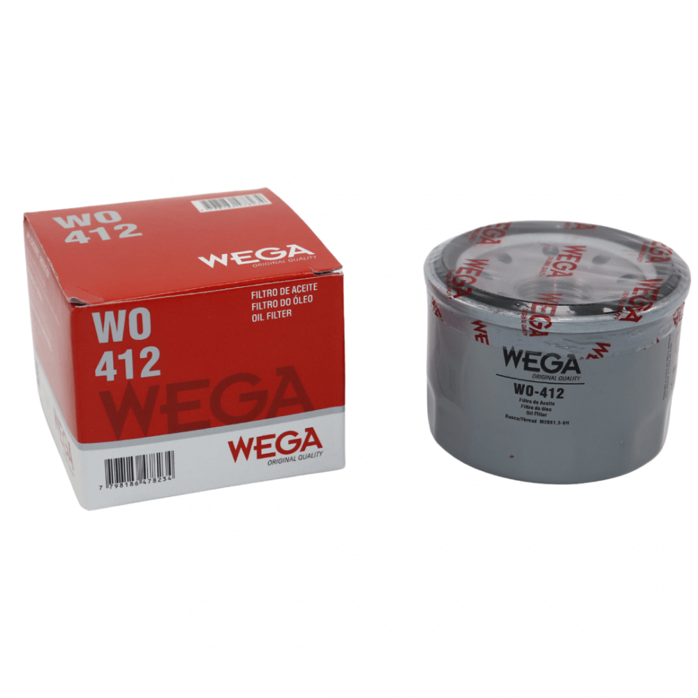 Filtro de Oleo Wega WO412 Kwid 1.0 2017 em diante em até 6x sem juros