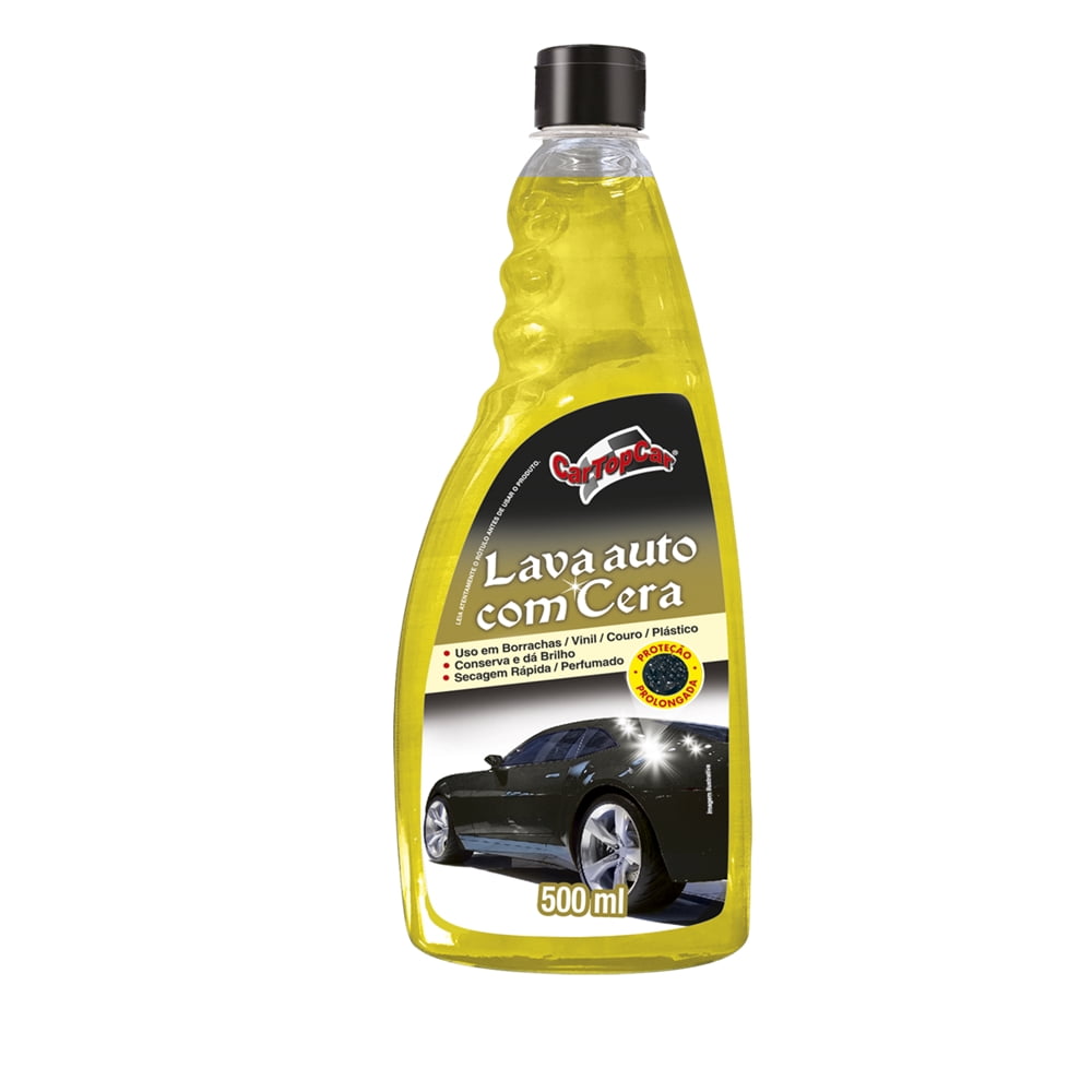 Limpeza Automotiva Lava Auto Com Cera Carnaúba 500ML em até 6x sem juros