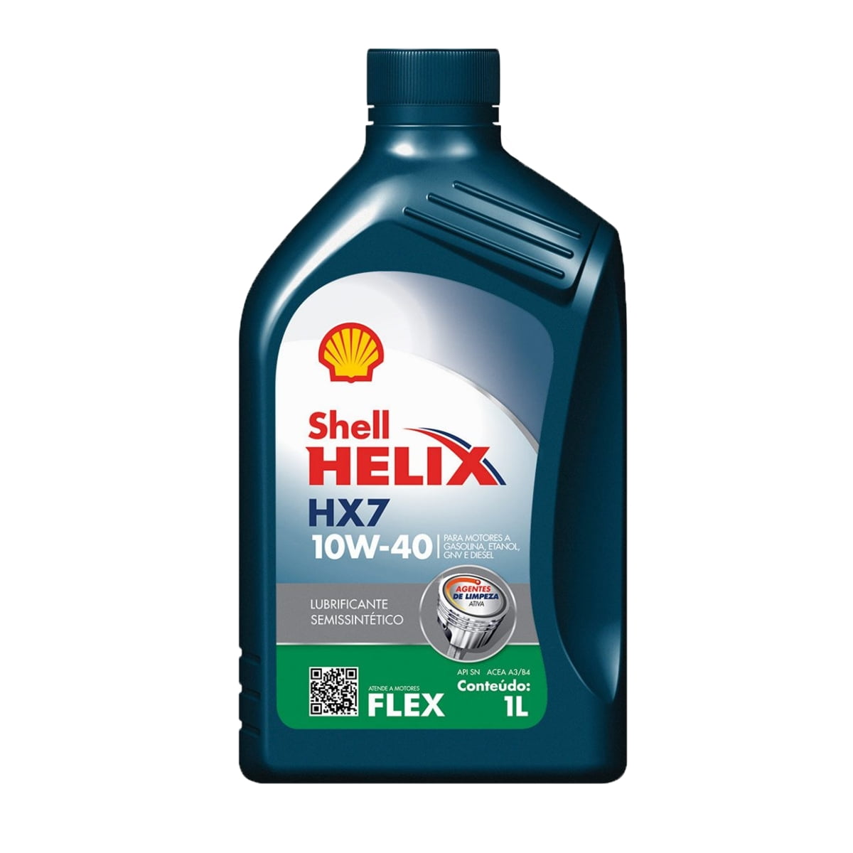 Oleo De Motor 10W40 Shell Helix Hx7 SemiSintético Api Sn 1l