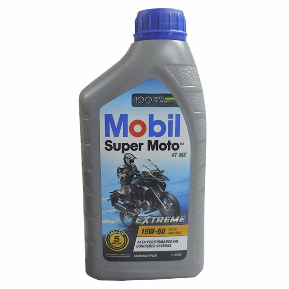 Oleo De Moto 15w50 Mobil Super Extreme 4t Semissintético 1lt em até 6x sem juros