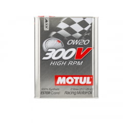 Oleo De Motor 0w20 Motul 300v High RPM Sintético 2lt em até 6x sem juros