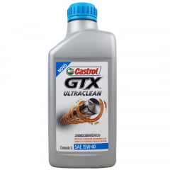 Oleo De Motor Castrol GTX Ultraclean 15w40 Semissintético 1Lt